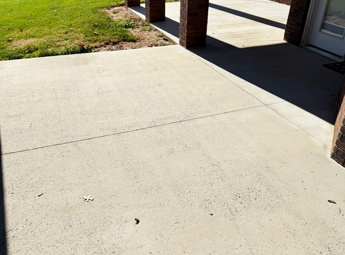 Driveway Pressure Washing Transformation - After
