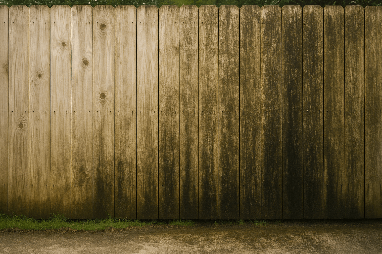 Fence Restoration - Before